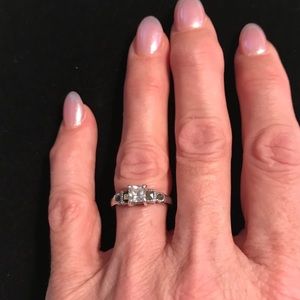 925 Sterling Silver Engagement Ring